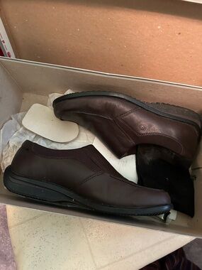 Rockport Men's Dark Brown Slip-On Leather Loafers